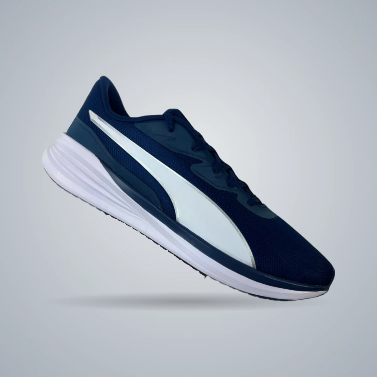 Tênis Puma Night Runner V3 Azul-marinho e branco