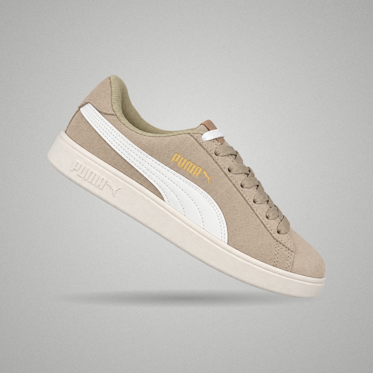 Tênis Puma Smash V3 BDP Bege e creme